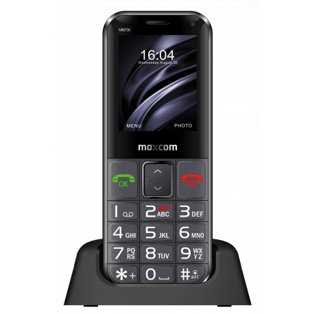 Maxcom MM730BB DualSim kártyafüggetlen mobiltelefon, fekete
