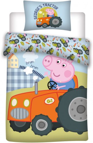 Peppa malac Gyerek ágyneműhuzat 100×135cm, 40×60 cm