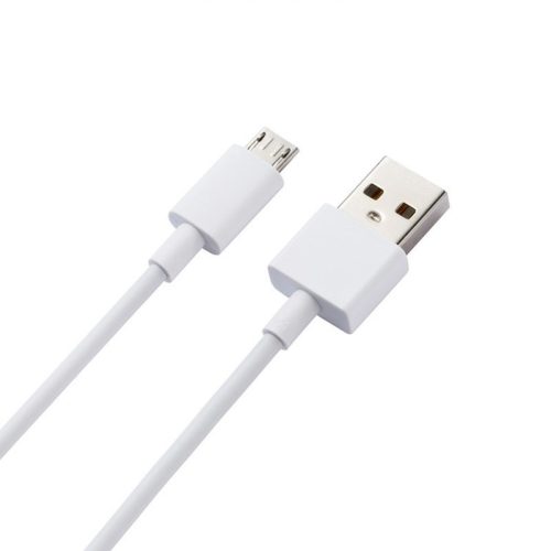 Xiaomi fehér gyári Micro USB adatkábel, 80cm