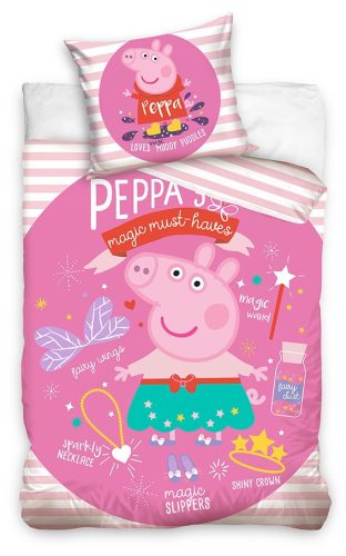Peppa malac ágyneműhuzat 140×200cm, 70×90 cm