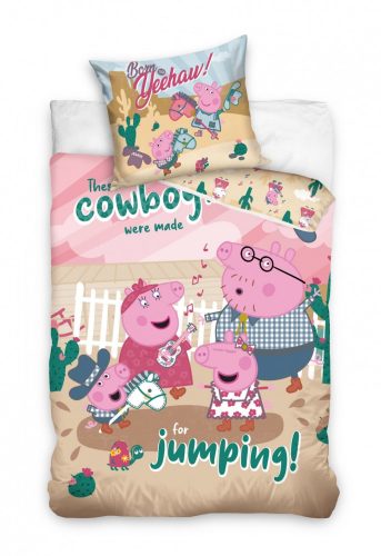 Peppa malac ágyneműhuzat 140×200cm, 70×90 cm