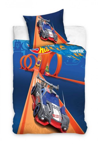 Hot Wheels Race ágyneműhuzat 140×200cm, 70x90 cm
