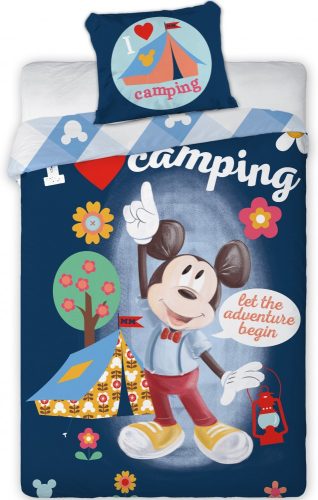 Disney Mickey ágyneműhuzat Camping 140×200cm, 70×90 cm