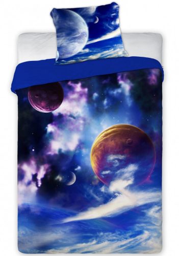 Űr Planet ágyneműhuzat 140×200cm, 70×90 cm