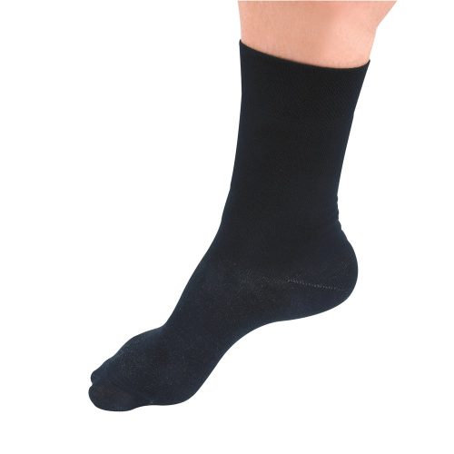 Silver Socks Long ezüstszálas zokni fekete (35-38)