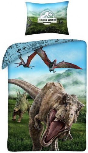 Jurassic World ágyneműhuzat 140x200 cm, 70x90 cm
