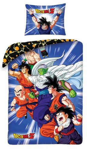 Dragon Ball Z ágyneműhuzat ajándék tornazsákkal 140×200cm, 70×90 cm
