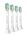 Philips Sonicare HX6064/10 Optimal White Standard fehér Sonic fogkefefej, 4db