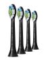 Philips Sonicare HX6064/11 Optimal White Standard fekete Sonic fogkefefej, 4db