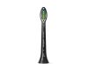 Philips Sonicare HX6064/11 Optimal White Standard fekete Sonic fogkefefej, 4db