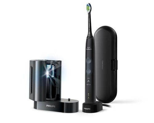 Philips Sonicare ProtectiveClean 5100 HX6850/57 Szónikus elektromos fogkefe, UV fertőtlenítővel. fekete