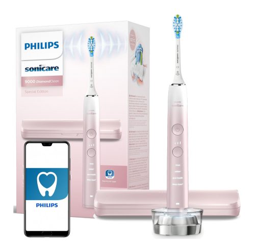 Philips Sonicare DiamondClean 9000 HX9911/84 szónikus elektromos fogkefe, rózsaszín