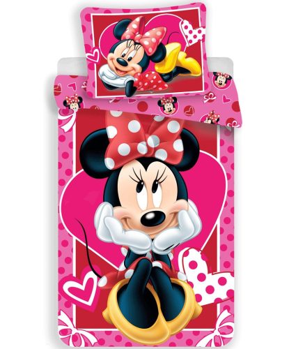 Disney Minnie ágyneműhuzat 140×200cm, 70×90 cm