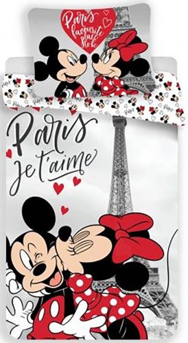 Disney Minnie Paris ágyneműhuzat 140×200cm, 70×90 cm
