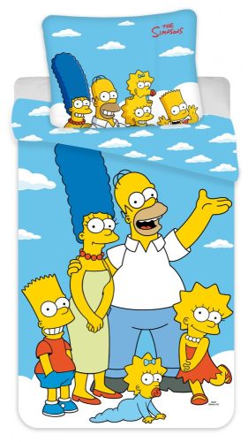 A Simpson család Clouds ágyneműhuzat 140×200cm, 70×90 cm