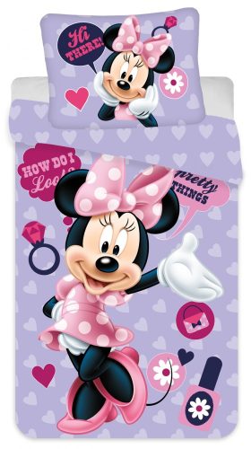Disney Minnie ágyneműhuzat 140×200cm, 70×90 cm microfibre