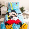 Disney Mickey Happy Sötétben világító ágyneműhuzat 140×200cm, 70x90cm
