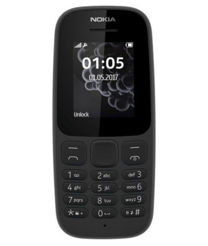 Nokia 105 (2017) DualSim kártyafüggetlen mobiltelefon, fekete