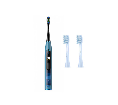 Oclean X10 elektromos fogkefe, kék + ajándék 2 db pótfej
