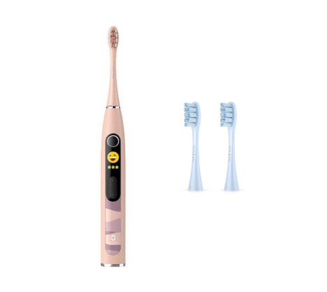 Oclean X10 elektromos fogkefe, rózsaszín + ajéndék 2 db pótfej 