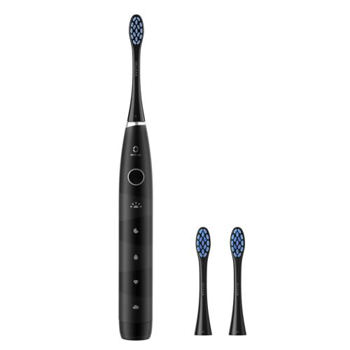 Oclean Flow S elektromos fogkefe, fekete (3db fogkefefej)
