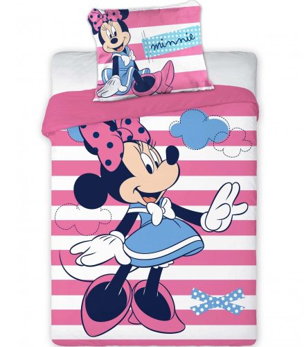 Disney Minnie gyerek ágyneműhuzat 100×135cm, 40×60 cm