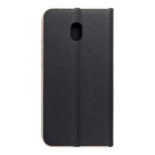 Xiaomi Redmi 8 elegáns könyvtok fémkerettel, fekete