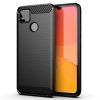 Xiaomi Redmi 10 / Redmi Note 11 4G carbon vékony szilikon tok, fekete