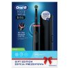 Oral-B Pro 3 3500 elektromos fogkefe Cross Action fejjel + útitok, fekete