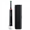 Oral-B Pro 3 3500 elektromos fogkefe Cross Action fejjel + útitok, fekete