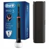 Oral-B Pro 3 3500 elektromos fogkefe Cross Action fejjel + útitok, fekete