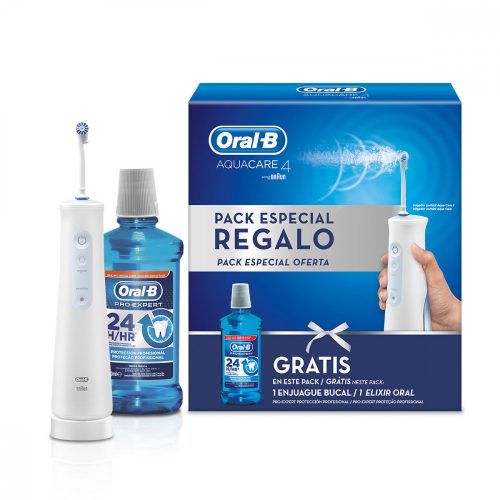 Oral-B Aquacare 4 szájzuhany + ajándék 1 db Oral-B rinse Pro Expert 500 ml szájvíz