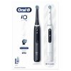 Oral-B iO5 Duo elektromos fogkefe, fekete és fehér markolattal