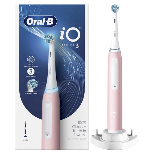 Oral-B iO3 elektromos fogkefe, pink