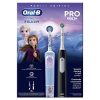 Oral-B D103 Vitality Pro Frozen gyerek elektromos fogkefe + Pro Series 1 felnőtt elektromos fogkefe