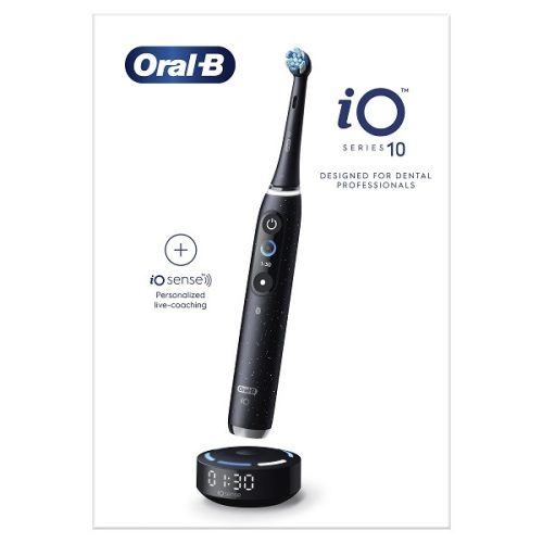 Oral-B iO10 fekete elektromos fogkefe, white box (fogorvosi promóció)