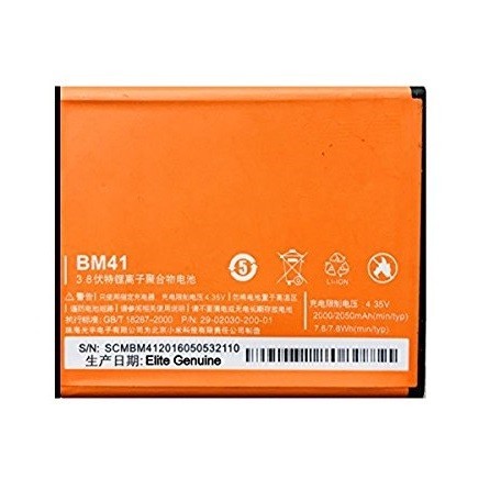 Xiaomi BM41 gyári akkumulátor Li-Ion 2000mAh (Redm 1S / Redmi 1)