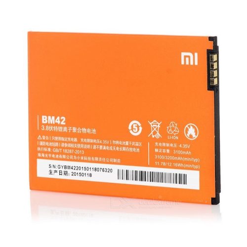 Xiaomi BM42 gyári akkumulátor Li-Ion 3100mAh (Xiaomi Redmi Note)