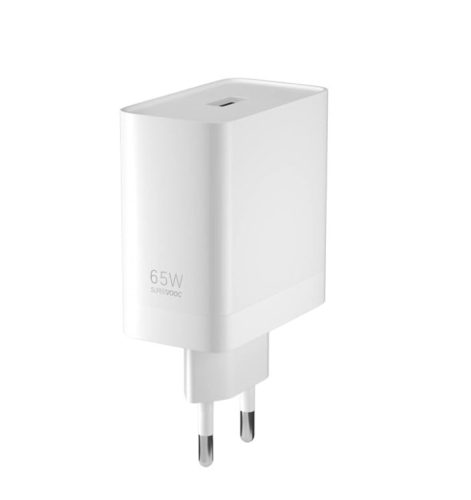Oppo SUPERVOOC VCA7JFEH gyári hálózati fehér gyorstöltőfej, 65W, 6.5A