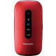Panasonic KX-TU456EXRE összecsukható kártyafüggetlen mobiltelefon, vörös