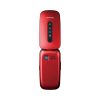 Panasonic KX-TU456EXRE összecsukható kártyafüggetlen mobiltelefon, vörös