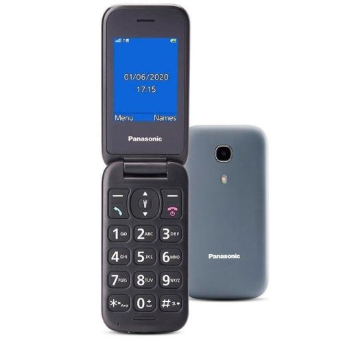 Panasonic KX-TU400EXG összecsukható kártyafüggetlen mobiltelefon, szürke