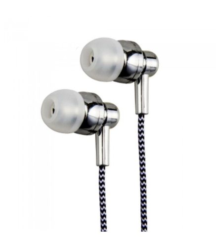 Astrum EB250 ezüst sztereó headset mikrofonnal, prémium hangzással