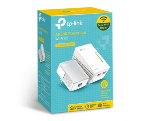 TP‑Link TL‑WPA4220 AV600 Powerline Wi‑Fi jelerősítő