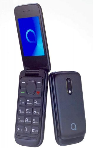 Alcatel 2053X nagygombos, kártyafüggetlen kinyitható mobiltelefon, fekete