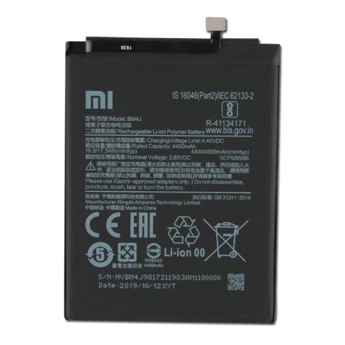 Xiaomi BM4J gyári akkumulátor Li-Ion Polymer 4500mAh (Redmi Note 8 Pro)