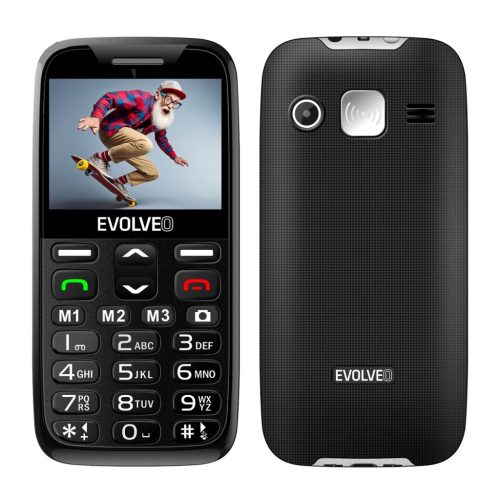 EVOLVEO EASYPHONE XR (EP601) Dual SIM mobiltelefon, fekete