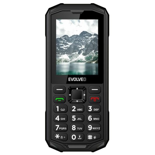 EVOLVEO StrongPhone X5, vízálló strapabíró Dual SIM telefon, fekete-szürke