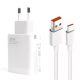 Xiaomi MDY-16-EF gyári hálózati fehér gyors töltőfej, 3A, 33W USB Type-C adatkábellel (BHR9956EU)