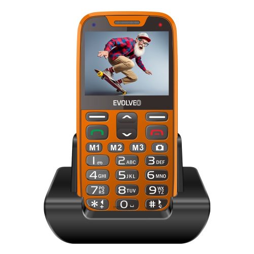 EVOLVEO EASYPHONE XR (EP601) Dual SIM mobiltelefon, narancs